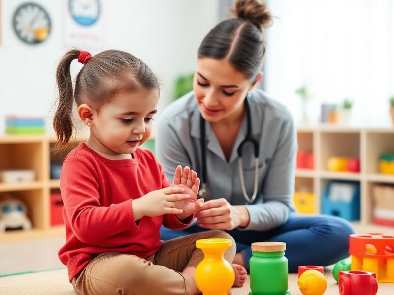 Occupational therapy session